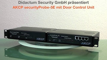 AKCP securityProbe-5E (SEC-5E) mit Door Control Unit (DCU) des Herstellers AKCess Pro