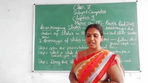 Class-5 Computer Chapter-3 By Madhu Srivastava