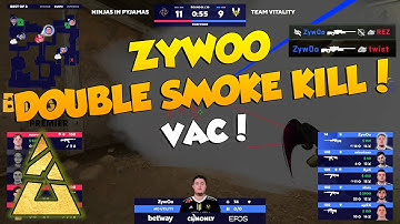 ZYWOO VAC DOUBLE SMOKE KILL! S1MPLE PISTOL GOD! - BLAST PREMIER SPRING 2020 FINALS -CS:GO Highlights