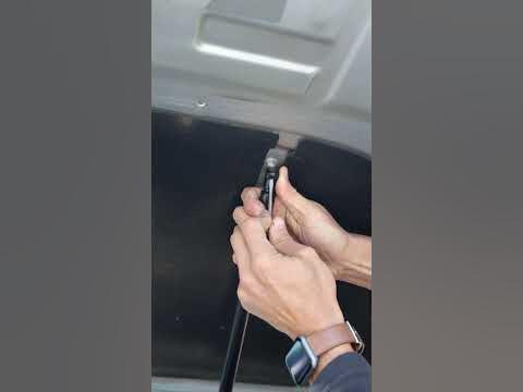 Hood Strut Replacement | Chevrolet Traverse - YouTube