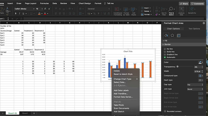 Hiện giá trị trung bình trong biểu đồ cột excel năm 2024