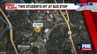 Driver will be charged after hitting students waiting at bus stop in western NC
