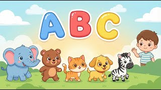 Abc Animal Parade Learn Alphabet With Cute Animals Kids Cartoon