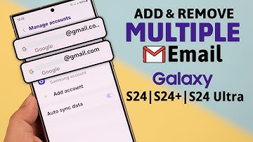 How to Add Multiple Mail Accounts on Samsung Galaxy S24 Ultra/Plus! [Gmail or Outlook]