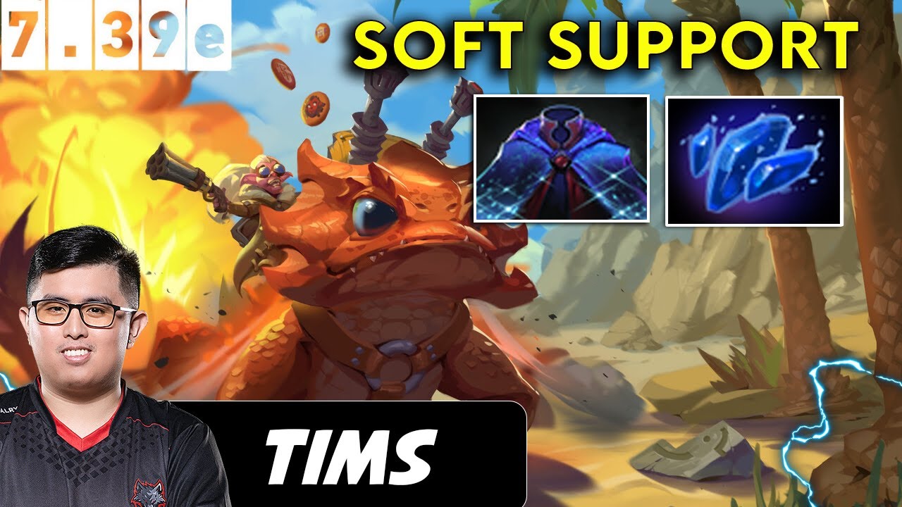 Tims Snapfire Soft Support - Dota 2 Patch 7.39e Pro Pub Full Gameplay