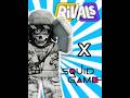 ¿Qué pasa si suena SQUID GAME en Rivals? 💀 roblox