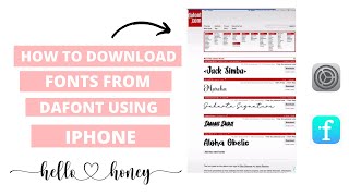 How to download Fonts from Dafont with your IPhone! #dafont #designspace screenshot 5