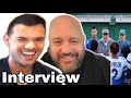 IS TAYLOR LAUTNER INVITING KEVIN JAMES TO HIS WEDDING? NUPTIALS, SANDLER &amp; HOME TEAM MOVIE INTERVIEW