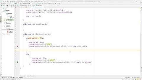 Count Up Timer App Android Studio Tutorial