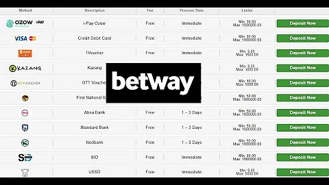 Betway Deposit - How to Top up your Betway Account - South Africa