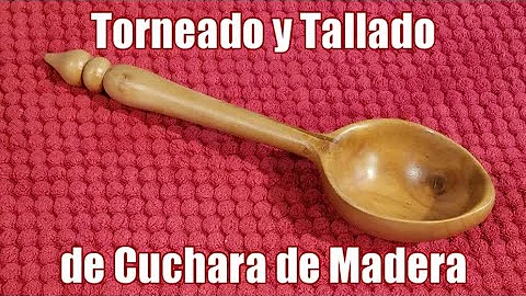 Torneado y Tallado de Cuchara de Madera