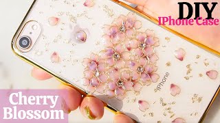 🌹【UVレジン】桜のスマホケース2023/レジンを使ったDIY