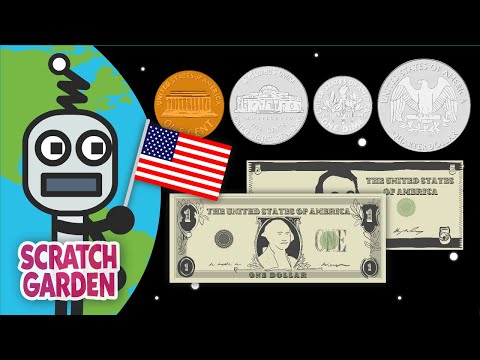 The Money Song | USA Coins &amp; Bills Song | Scratch Garden