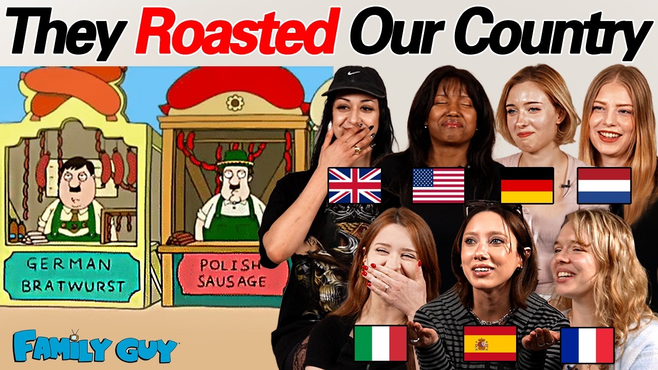 European Reat To Family Guy! Most Offensive Joke About Countries