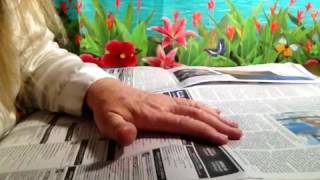 Los Angeles Times Newspaper, Browsing the Calendar & Travel Section, Soft Spoken, ASMR, Chewing Gum screenshot 5