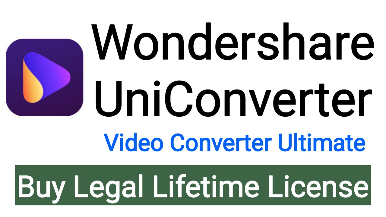 buy wondershare uniconverter