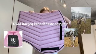 En Dag I Stalden Viser Hvad Jeg Har Købt Til Hest Og Rytter