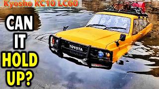 Kyosho KC10 LC60 Extreme: Broken Diff Gear! River Crossing & Cliff Climb Challenge - Can It Survive?
