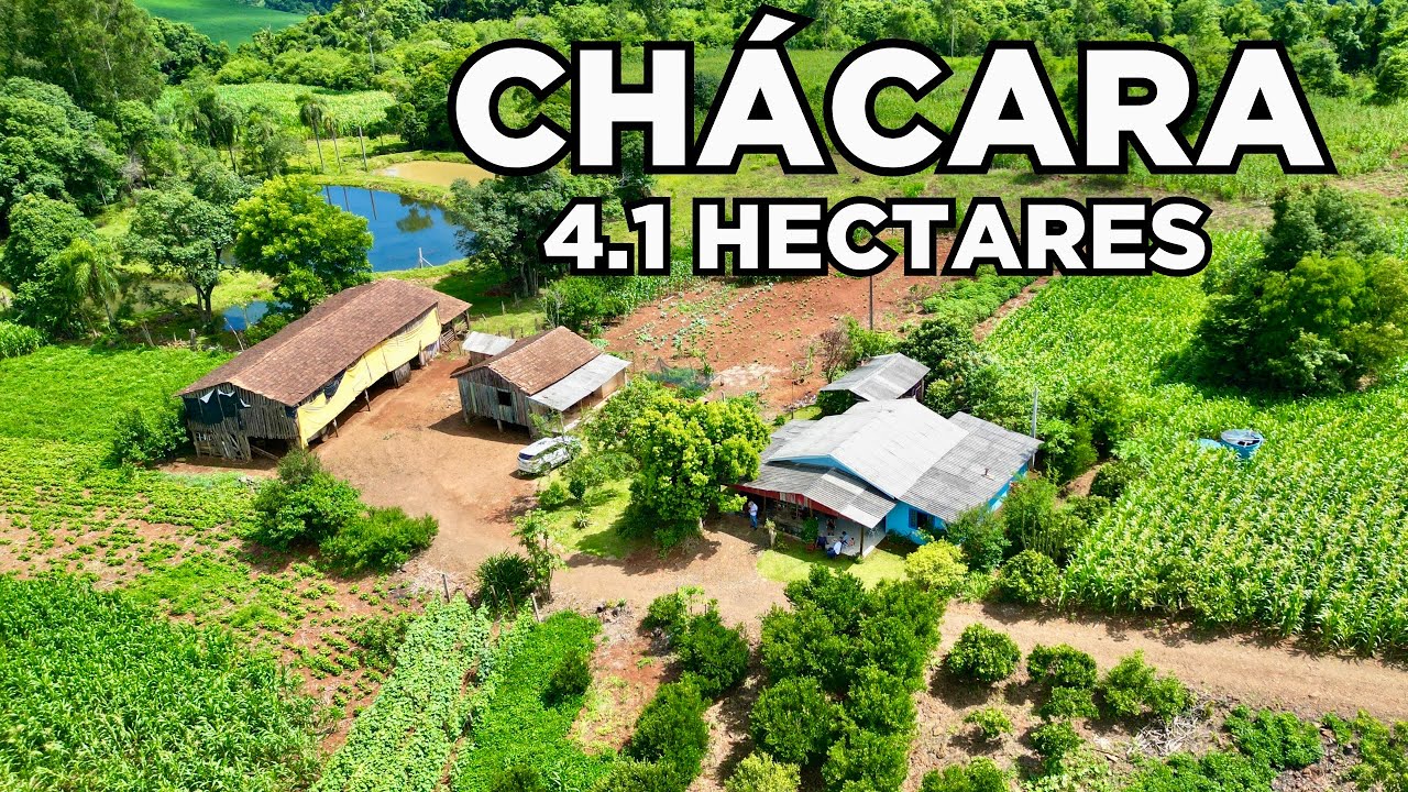 CHÁCARA EM SANTA CATARINA CASA FRUTAS ÁGUA PLANTAS GALPÃO E LAVOURA R$420MIL