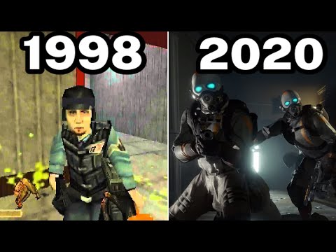 Evolution of G-Man in Half-Life Games 1998 - 2020 (Half-Life: Alyx