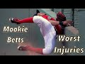 MLB Worst Mookie Betts Injuries and Hit by Pitch