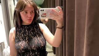 See-Through Try On Haul | Transparent Lingerie And Clothes | Try-On Haul At The Mall