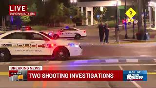 South Bend police investigating 2 shootings Tuesday night