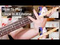 'Once In A Lifetime' Talking Heads Guitar & Bass Lesson
