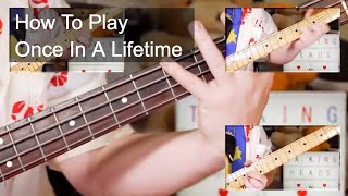 &#39;Once In A Lifetime&#39; Talking Heads Guitar &amp; Bass Lesson