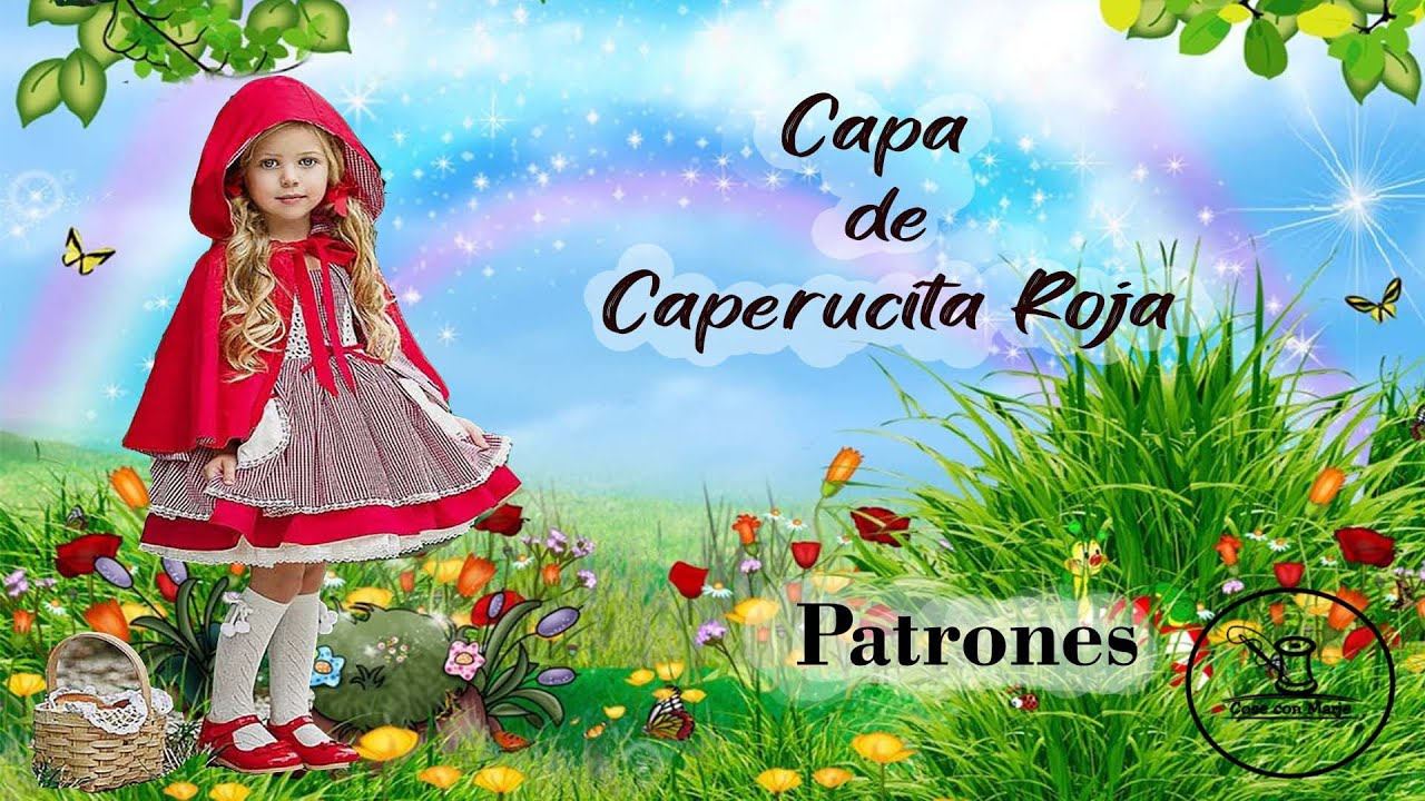 🍄Capa de caperucita Roja.🍄 Patrones. a petición de Blanca Cordova.