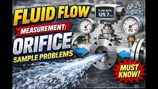 Fluid Flow Measurement - ORIFICE : Sample Problems