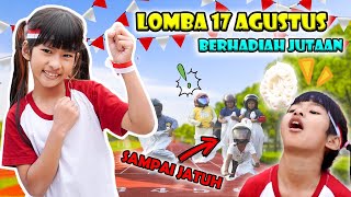 DISTA IKUT LOMBA 17AGUSTUS BERHADIAH JUTAAN😍!! SAMPAI JATUH #viralvideos