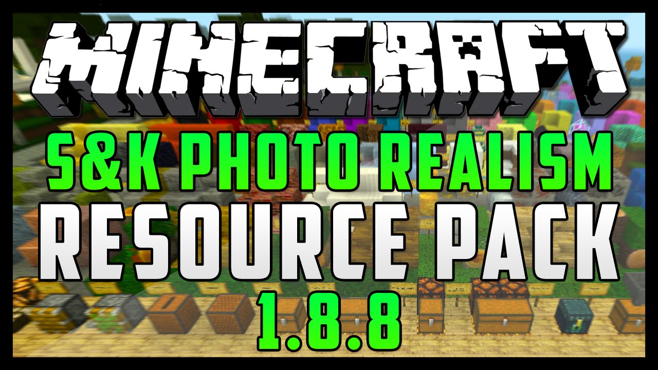 Minecraft S&K Photo Realism Resource Pack 1.8.8 (Texture Pack Showcase ...