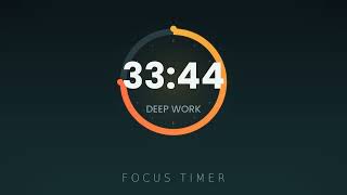 Focus Timer 45Min Deep Work Lofi Upbeat