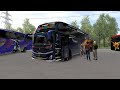 🔴 Dangerous Road - Antar Karyawan Magang - Euro Truck Simulator 2 #simid - ETS2