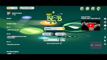 Blob.io average gameplay (solo & team) | FIRST VIDEO