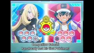 Ash vs Cynthia Part 1 Pokemon Journeys Episode 123 English Sub Full HD