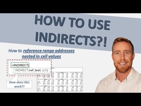 How to use Indirects? (AND WHY THEY WILL SAVE YOU HOURS IN EXCEL)