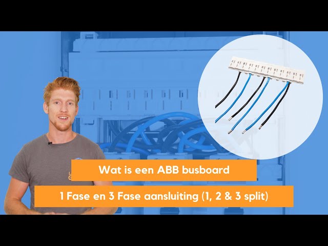 Wat is een ABB Busboard en hoe werkt het? - 1 fase of 3 fase aansluiting - 1, 2 of 3 split?