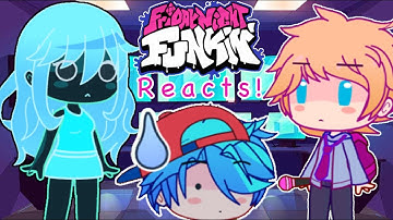 FnF Characters Reacts Animations About Them || Part 45 || Gacha Lovely