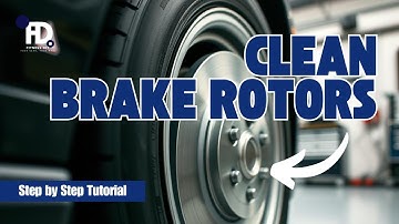 How to Clean Brake Rotors without Removing Wheel