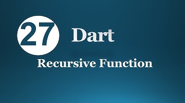 27.  Dart Recursive Function (Arabic) لغة البرمجة دارت