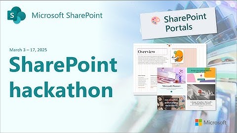 SharePoint Hackathon 2025 - Nominations for SharePoint portals category