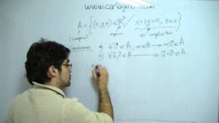 Algebra. Subespacios Vectoriales. Ejercicio, Ejemplo: Es El Conjunto Subespacio Vectorial Algebra. Subespacios Vectoriales. Ejercicio, Ejemplo: Es El Conjunto Subespacio Vectorial