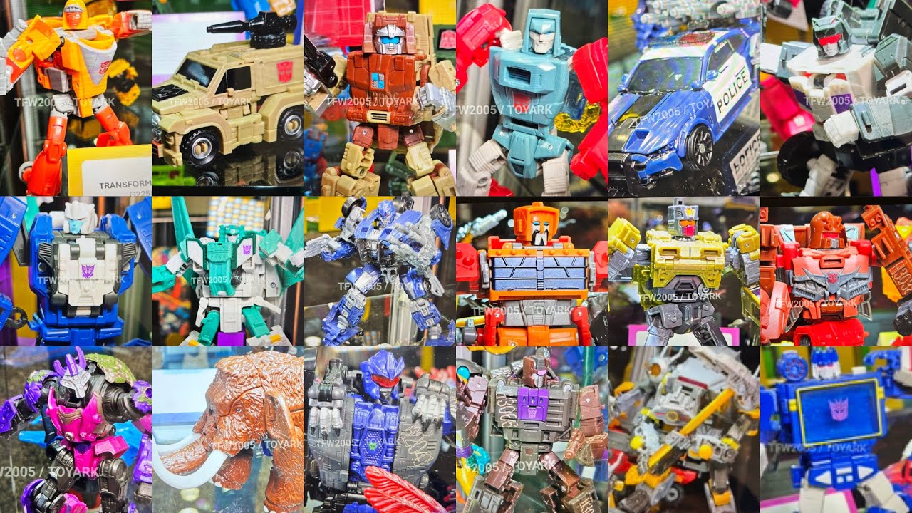 AMAZING new transformers figures display @ Hasbro booth @ NYCC