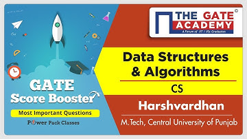 Data Structures & Algorithms (Computer Science Engineering) - Most Important Questions | GATE - 2019