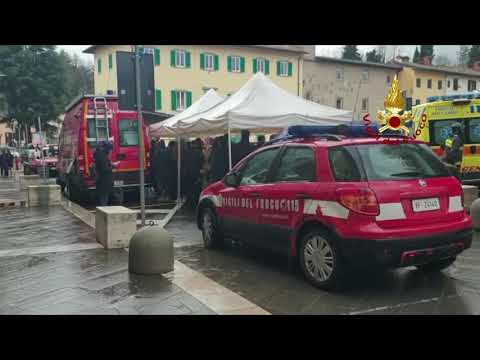 Terremoto in Mugello, il video dei soccorsi dei Vigili del Fuoco