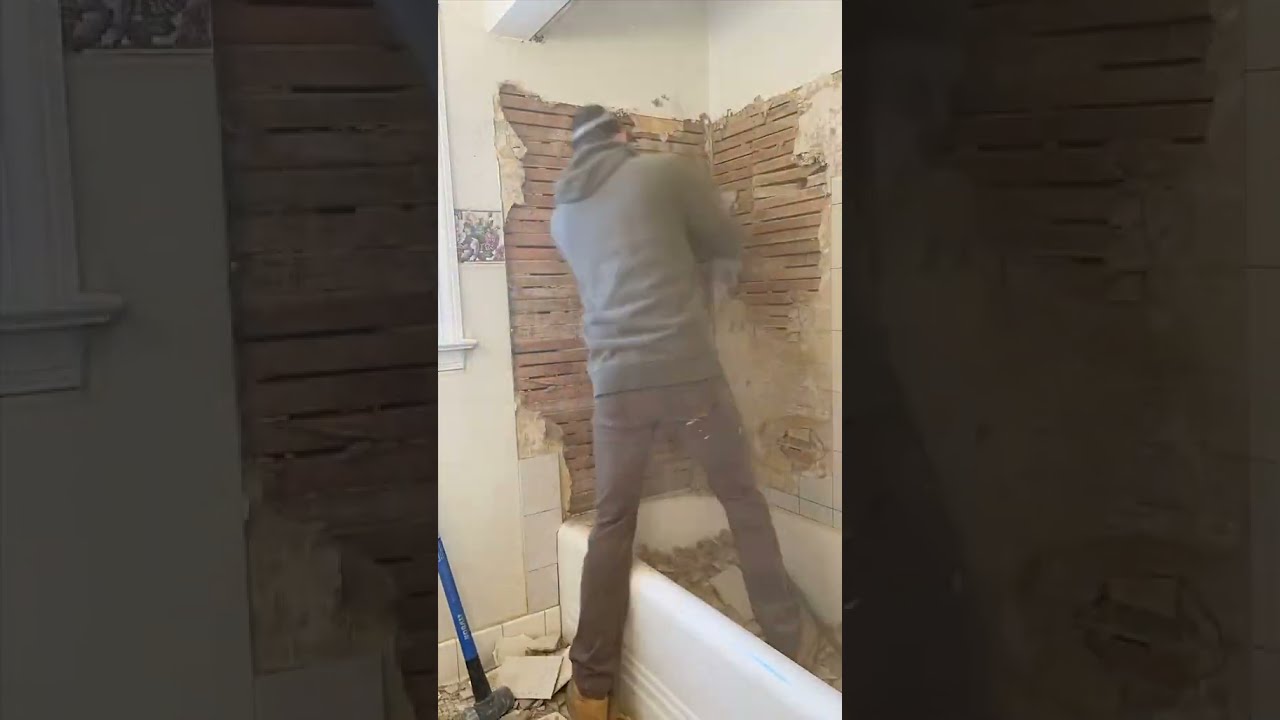 Lath And Plaster Is A MESS But Honestly Pretty Fun To Remove Lathandplaster Drywall DIY