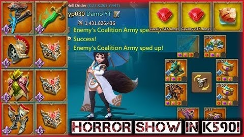 Lords mobile: powerful mythic rally trap (19m) troops vs huge Chinese EMPEROR guilds! Huge ransoms! 