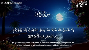 " ولا تحسبن الله غافلاً عما يعمل الظالمون " - الشيخ وديع اليمني تلاوة مؤثرة تلامس القلوب